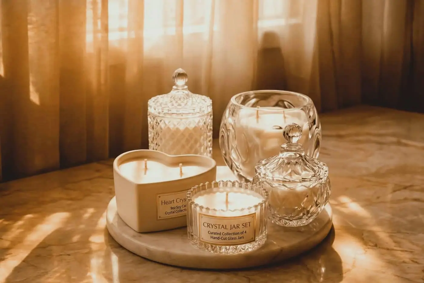 Luxe Wood Bowl Candle thumbnail 2