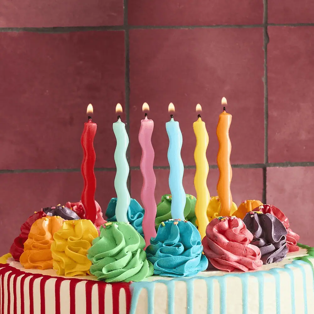 Champagne Toast Birthday Candle — Aurelia Candles