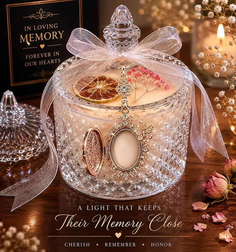 Crystal Memorial Candle — Aurelia Candles