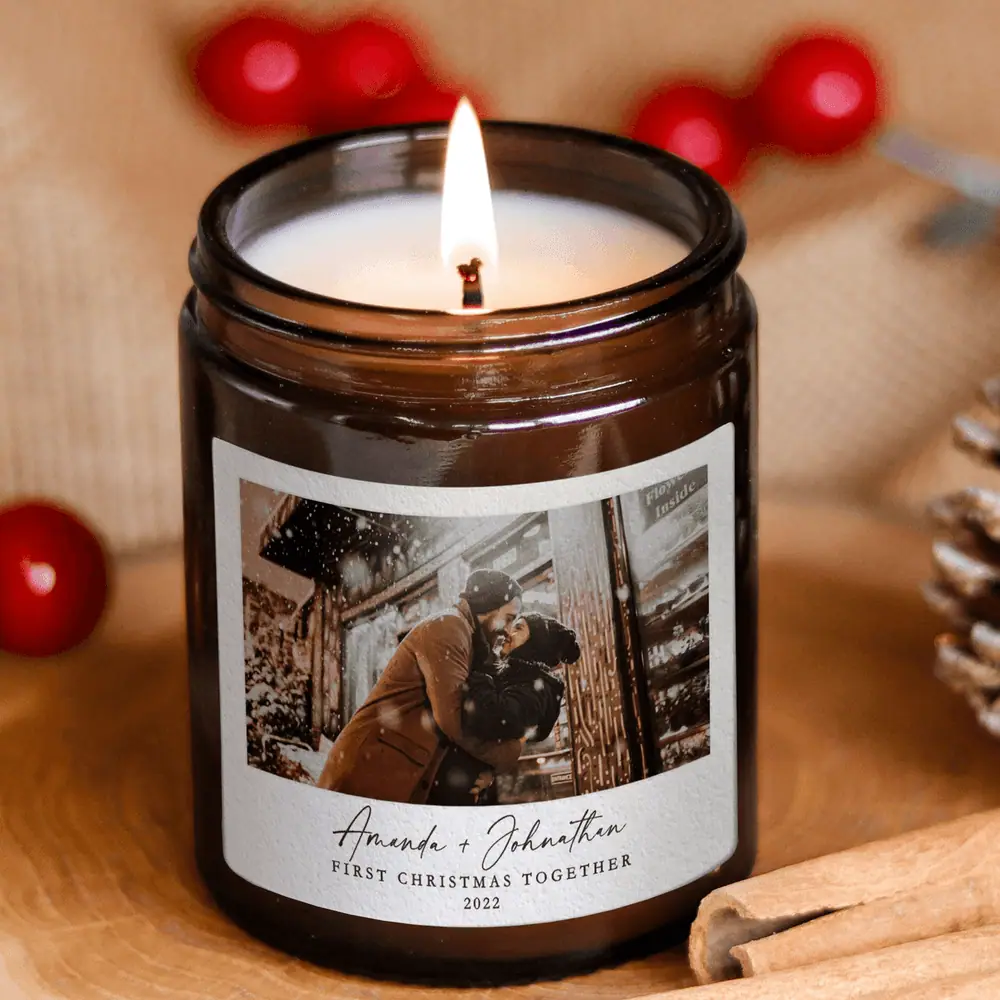 Custom Photo Jar Candle — Aurelia Candles