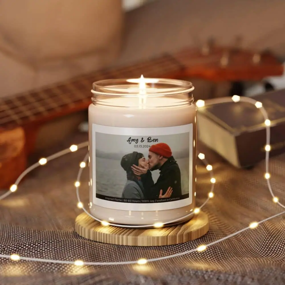 Family Photo Soy Candle — Aurelia Candles